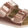 Birkenstock Children's Arizona Electric 1 Birkenstock Children's Arizona Electric -Englin's fine Footwear birkenstock childrens arizona electric metallic copper birko flor 1012478 54740.1686247845