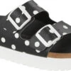 Birkenstock Women's Papillio Arizona Platform 1 Birkenstock Women's Papillio Arizona Platform -Englin's fine Footwear birkenstock womens papillio arizona platform black white dots birko flor 1024598 71663.1686295745