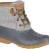 Sperry Women's Saltwater Wool Embossed -Englin's fine Footwear sperry womens saltwater wool emboss dark grey sts82475 56259.1540243292