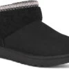 UGG Women's Classic Ultra Mini Maxi Curly -Englin's fine Footwear ugg womens classic ultra mini maxi curly black 1158263 blk 45131.1760724206