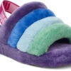 UGG Women's Pride Fluff Yeah Slide -Englin's fine Footwear ugg womens pride fluff yeah slide rainbow purple 1097169 prpr 09688.1630426000